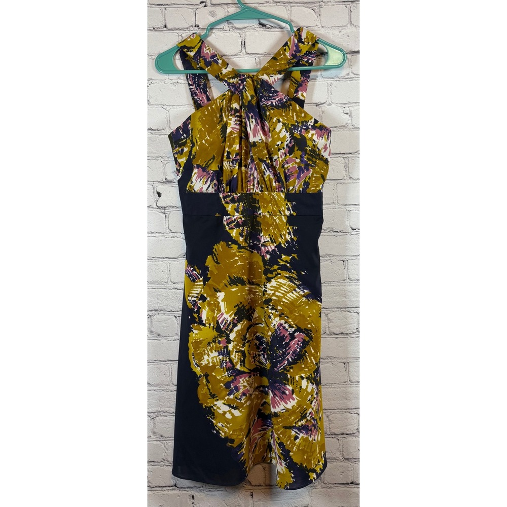 The Limited Floral Halter Dress‎ Sleeveless Party Cocktail Dress Size 2
